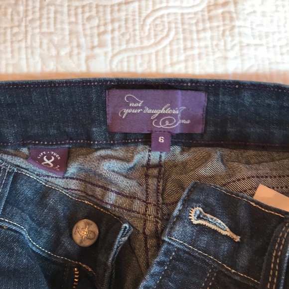 NYDJ Boot Cut Jeans Dark Enzyme Size 6 - Picture 2 of 3